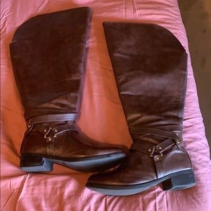 Brown knee high torrid boot size 11 wide